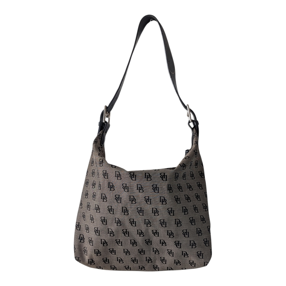 Vintage Black Dooney & Burke Signature Monogram Purse J371416 Vintage Dooney Bag